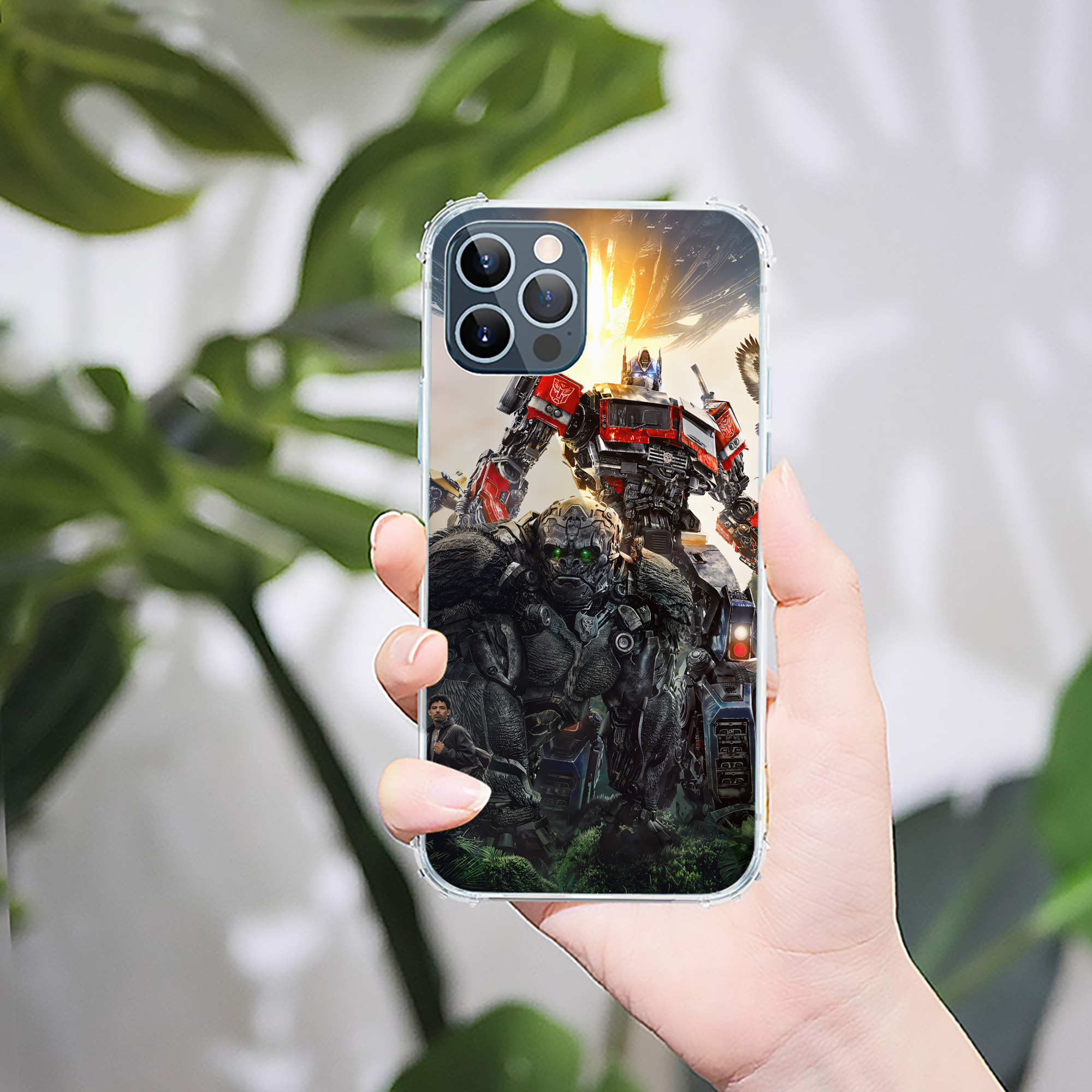 （画像用） Transformers トランスフォーマー 【iPhone 12シリーズ対応】透明スマホケース（クリアソフトケース）